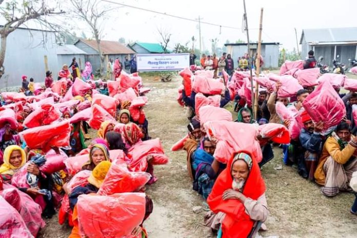 কুড়িগ্রামে কম্বল বিতরণ